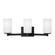 Hettinger Three Light Wall / Bath in Midnight Black (1|4439103112)