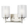 Elmwood Park Two Light Wall / Bath in Brushed Nickel (1|4437302962)