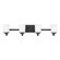 Kemal Four Light Wall / Bath in Midnight Black (1|4430704112)