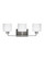 Canfield Three Light Wall / Bath in Brushed Nickel (1|4428803962)