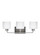 Canfield Three Light Wall / Bath in Brushed Nickel (1|4428803962)