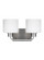Canfield Two Light Wall / Bath in Brushed Nickel (1|4428802962)