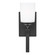 Kemal One Light Wall / Bath Sconce in Midnight Black (1|4130701112)