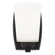 Franport One Light Wall / Bath Sconce in Midnight Black (1|4128901112)