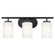 Oslo Three Light Wall / Bath in Midnight Black (1|41162112)