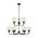 Belton Nine Light Chandelier in Bronze (1|3214509710)