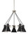 Towner Five Light Chandelier in Brushed Nickel (1|3141305EN3962)
