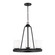 Kemal Three Light Chandelier in Midnight Black (1|3130703112)