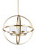 Alturas Five Light Chandelier in Satin Brass (1|3124605EN3848)