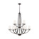 Robie Nine Light Chandelier in Bronze (1|3121609710)