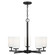 Oslo Five Light Chandelier in Midnight Black (1|31161EN3112)