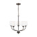 Windom Five Light Chandelier in Bronze (1|3102805EN3710)