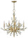 Eve LED Chandelier in Champagne Gold (138|FR46806CPG)