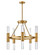 Cecily LED Chandelier in Heritage Brass (138|FR30604HBR)