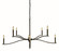 Bridgeport Eight Light Chandelier in Iron (8|L1192IRON) Bridgeport Eight Light Chandelier in Iron (8|L1192IRON)