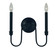 Jasper Two Light Wall Sconce in Matte Black (8|L1132MBLACK)