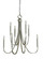 Alexandria Eight Light Chandelier in Brushed Nickel (8|L1129BN)