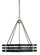 Luxe Eight Light Chandelier in Satin Pewter/Matte Black (8|L1123SPMBLACK)