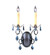 Liebestraum Two Light Wall Sconce in Mahogany Bronze (8|9902MB)