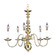 Jamestown Five Light Chandelier in Satin Pewter (8|9126SP)