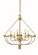 West Town Six Light Chandelier in Brushed Brass (8|5680BR)