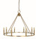 Midtown Eight Light Chandelier in Brushed Brass (8|5658BR)