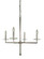 Muse Four Light Chandelier in Polished Nickel (8|5454PN)