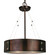 Oracle Four Light Chandelier in Roman Bronze with Ebony Accents (8|5392RBEB)