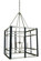 Metro Artisan Nine Light Foyer Chandelier in Satin Pewter/Matte Black (8|5349SPMBLACK)