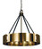 Lasalle Eight Light Chandelier in Antique Brass with Matte Black Accents (8|5298ABMBLACK)