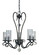 Ilsa Five Light Chandelier in Mahogany Bronze (8|5025MB)