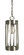 Pantheon One Light Pendant in Satin Pewter with Polished Nickel (8|4661SPPN)