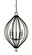 Dewdrop Five Light Chandelier in Mahogany Bronze (8|4345MB)