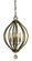 Dewdrop Four Light Chandelier in Mahogany Bronze (8|4344MB)