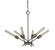 Quasar Six Light Chandelier in Polished Nickel (8|3076PN)