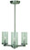 Lexi Three Light Chandelier in Brass Nickel (8|3063BN)