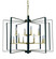 Camille 12 Light Foyer Chandelier in Satin Brass with Matte Black Accents (8|3058SBMBLACK)