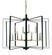 Camille 12 Light Foyer Chandelier in Polished Nickel with Matte Black Accents (8|3058PNMBLACK)