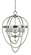 Margaux Five Light Foyer Chandelier in Brushed Nickel with Polished Nickel Accents (8|3045BNPN)