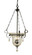 Carcassonne Three Light Foyer Chandelier in Matte Black (8|2919MBLACK)