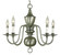 Jamestown Five Light Chandelier in Satin Pewter (8|2525SP)