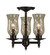 Sheraton Three Light Flush / Semi-Flush Mount in Polished Brass (8|2506PB)