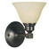 Taylor One Light Wall Sconce in Siena Bronze with White Marble Glass Shade (8|2421SBRWH)
