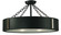 Oracle Four Light Flush / Semi-Flush Mount in Harvest Bronze with Polished Brass Accents (8|2412HBPB)