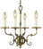 Jamestown Four Light Chandelier in Brushed Nickel (8|2374BN)