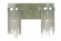 Guinevere Two Light Wall Sconce in Brushed Nickel (8|2292BN)
