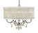 Liebestraum Five Light Chandelier in Mahogany Bronze with Sheer White Shade (8|1236MBSWH)