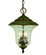Hartford Three Light Exterior Ceiling Mount in Charcoal (8|1228CH)