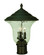 Hartford Three Light Exterior Post Mount in Charcoal (8|1227CH)