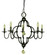 Quatrefoil Five Light Chandelier in Brushed Nickel (8|1161BN)